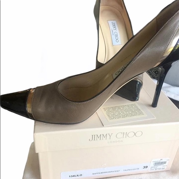 Jimmy Choos Size 39 Lilo Cap Toe - Picture 3 of 6